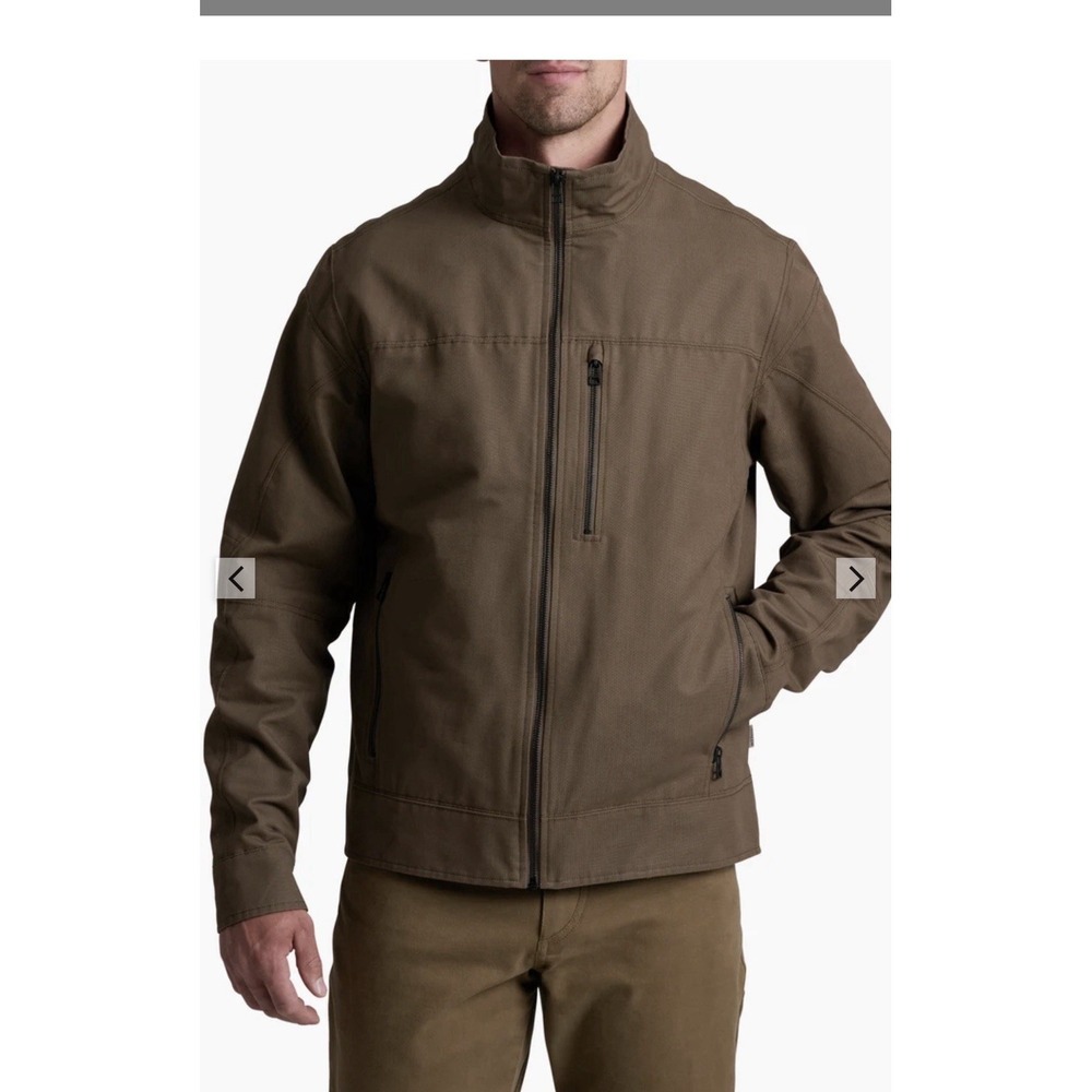 Heavy-Duty Combed Canvas Exterior Utility Workwear KUHL Burr Jacket Mens Small - Picture 10 of 11